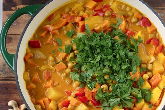 Mango-Kichererbsen Curry