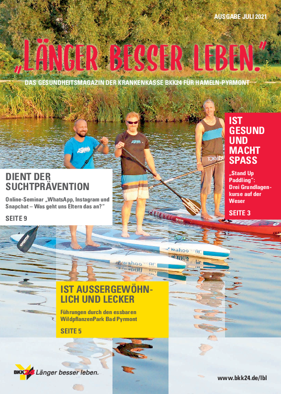 Titelbild "Länger besser leben."-Magazin Hameln-Pyrmont