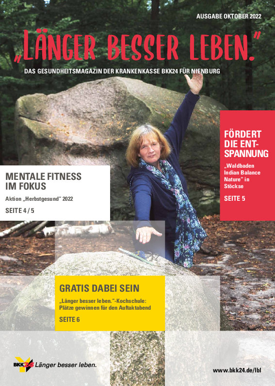 Titelbild "Länger besser leben."-Magazin Nienburg