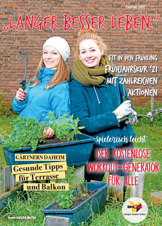 Titelbild "Länger besser leben."-Magazin Hannover
