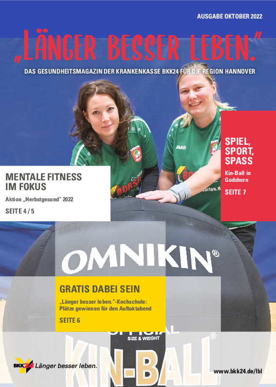 Titelbild "Länger besser leben."-Magazin Hannover