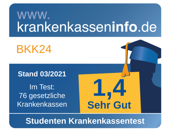 Auszeichnung mit 1,4 für sehr gute Studenten-Leistungen