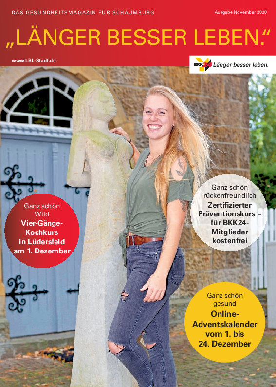 Titelbild "Länger besser leben."-Magazin Schaumburg