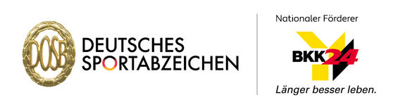 Gemeinsames Logo des DOSB und der BKK24 