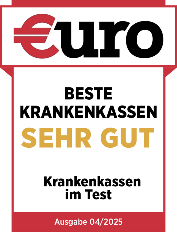 Euro Siegel Beste Krankenkassen mit der Note sehr gut