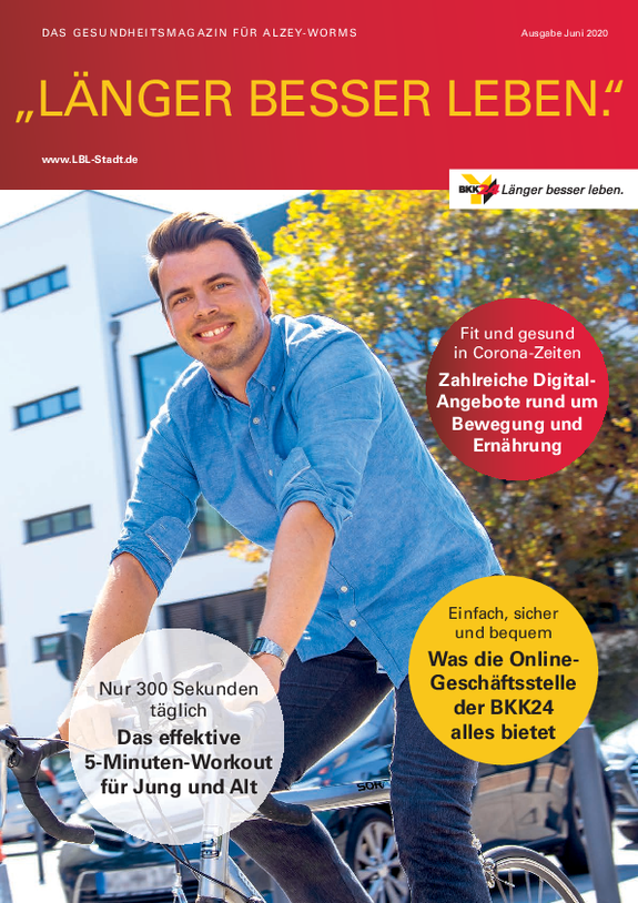 Mann auf Fahrrad