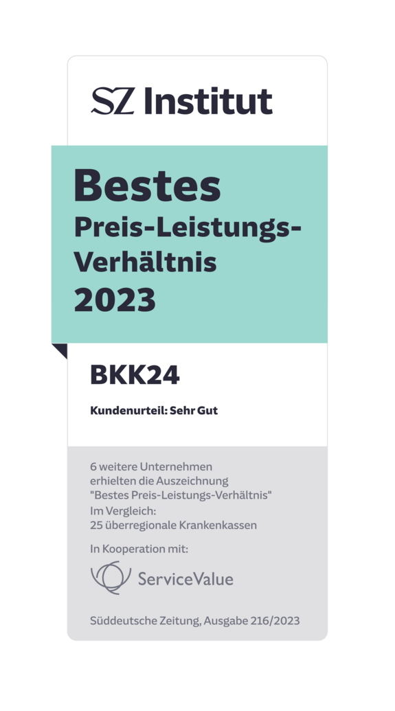 BKK24 Beste Preisleistung 2023