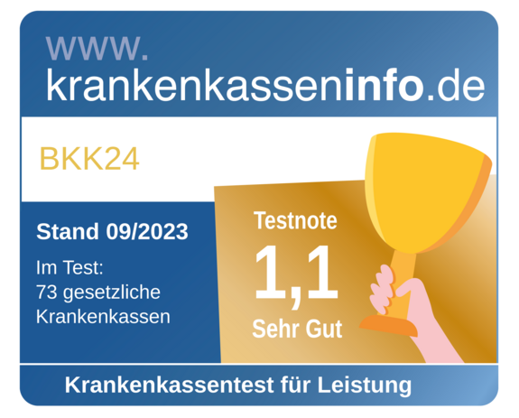 Auszeichnung für Leistungen Note 1,1