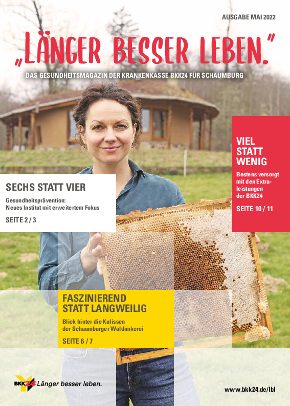 Titelbild "Länger besser leben."-Magazin Schaumburg