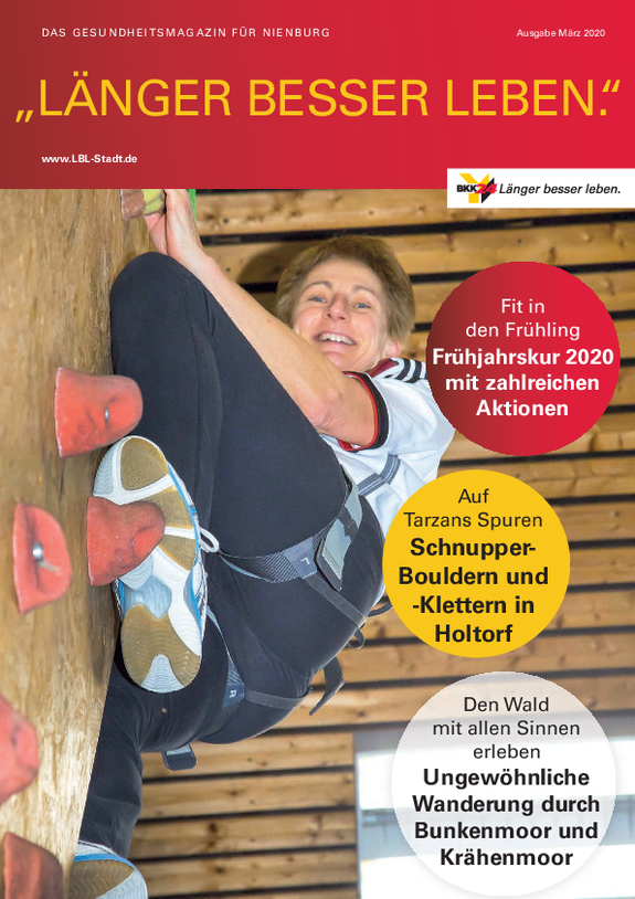 Frau beim Klettern