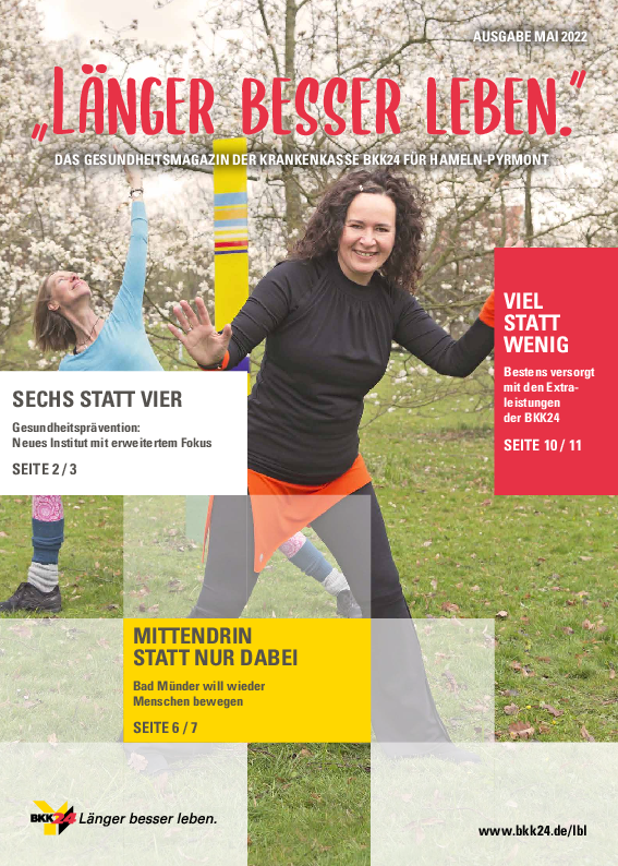 Titelbild "Länger besser leben."-Magazin Hameln-Pyrmont