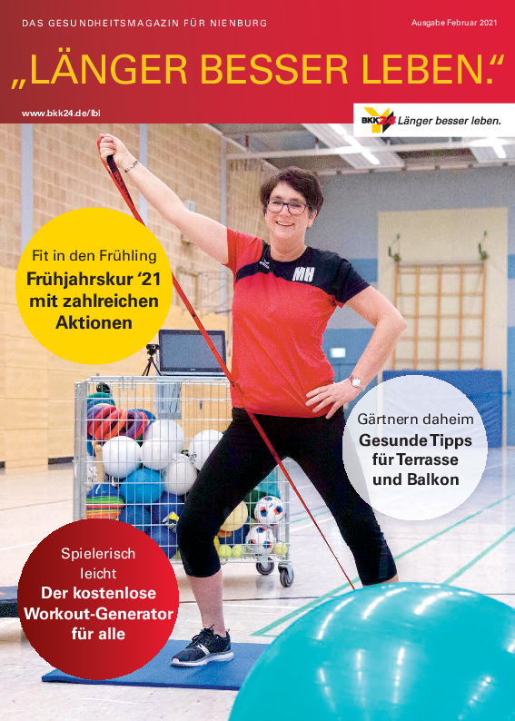 Titelbild "Länger besser leben."-Magazin Nienburg