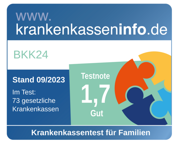 Auszeichnungen für Familienleistungen Note 1,7