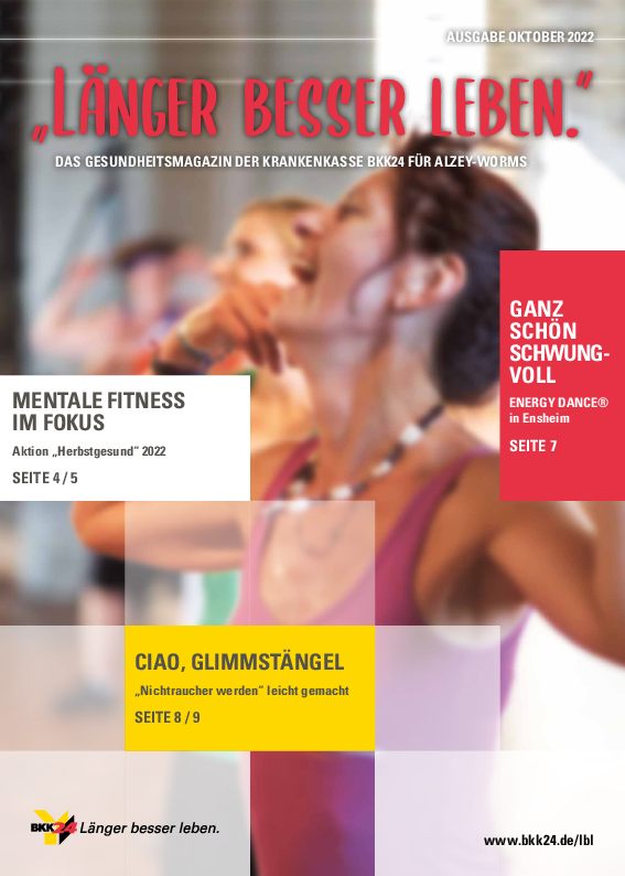 Titelbild "Länger besser leben."-Magazin Alzey-Worms