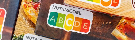 Nutriscor auf Pizzakarton