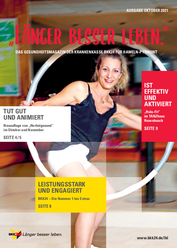 Titelbild "Länger besser leben."-Magazin Hameln-Pyrmont