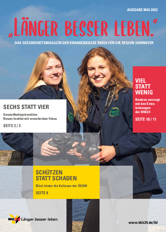 Titelbild "Länger besser leben."-Magazin Hannover