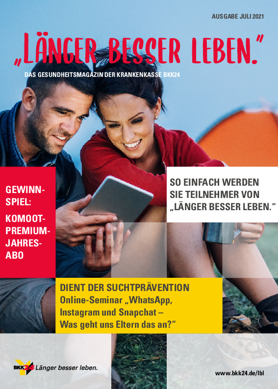 Titelbild "Länger besser leben."-Magazin bundesweitr