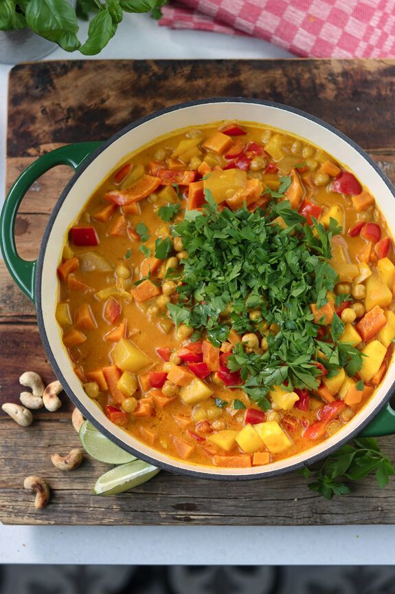 Mango-Kichererbsen Curry