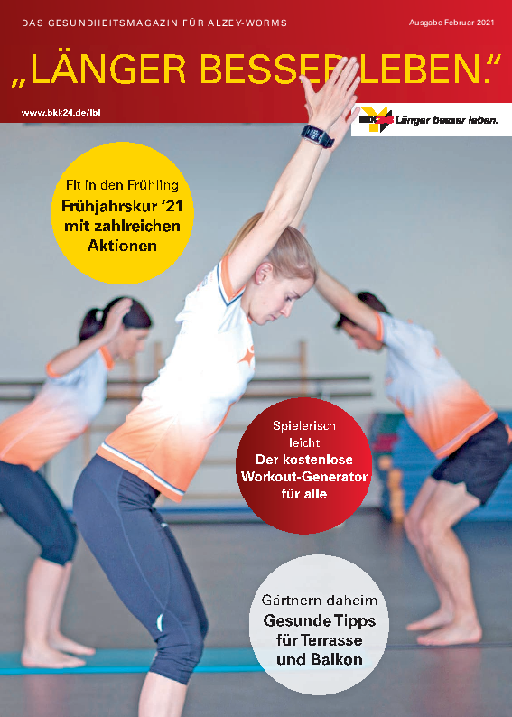 Titelbild "Länger besser leben."-Magazin Alzey-Worms
