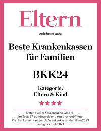 Siegel beste Krankenkasse für Familien 